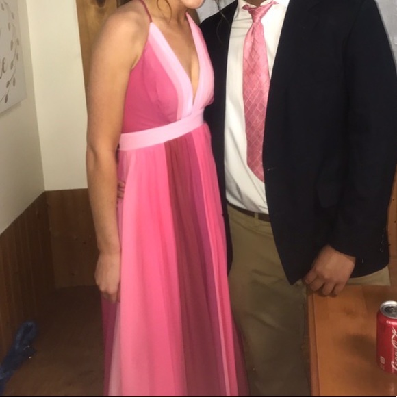 Pink ombré maxi dress - Picture 3 of 3